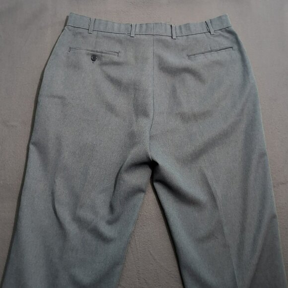 VTG 80's Levi's Action Slack Men 38X30 (36X29) Blue Straight Leg Dress Pants - Picture 4 of 12